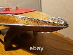 1954 Switzer Craft Baby Bullet & Mercury 20H Scratch Built Model Boat K&O Scale