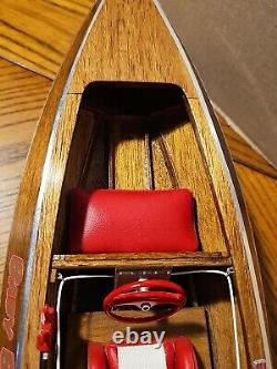 1954 Switzer Craft Baby Bullet & Mercury 20H Scratch Built Model Boat K&O Scale