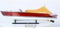 1955 Chris Craft Cobra 21 Foot Runabout Wood Model 33 Speed Boat Mahogany New