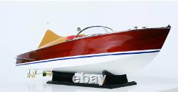 1955 Chris Craft Cobra 21 Foot Runabout Wood Model 33 Speed Boat Mahogany New