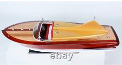 1955 Chris Craft Cobra 21 Foot Runabout Wood Model 33 Speed Boat Mahogany New