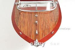 1955 Chris Craft Cobra 21 Foot Runabout Wood Model 33 Speed Boat Mahogany New