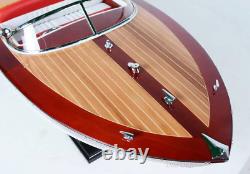 1955 Chris Craft Cobra 21 Foot Runabout Wood Model 33 Speed Boat Mahogany New
