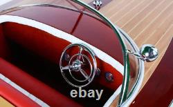 1955 Chris Craft Cobra 21 Foot Runabout Wood Model 33 Speed Boat Mahogany New