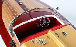 1955 Chris Craft Cobra 21 Foot Runabout Wood Model 33 Speed Boat Mahogany New