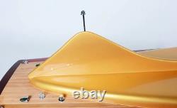 1955 Chris Craft Cobra 21 Foot Runabout Wood Model 33 Speed Boat Mahogany New