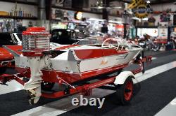 1957 ARISTOCRAFT SEA FLASH With MERCURY MODEL 55 40 HP RESTORED With TRAILER