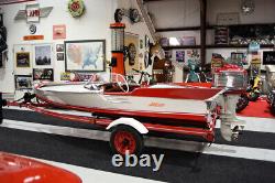 1957 ARISTOCRAFT SEA FLASH With MERCURY MODEL 55 40 HP RESTORED With TRAILER