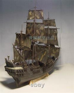 196 DIY Black Pearl Wooden Sailboat Model Deluxe Set Kit Wood Ship Boat Model