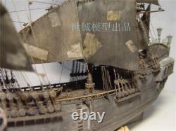 196 DIY Black Pearl Wooden Sailboat Model Deluxe Set Kit Wood Ship Boat Model