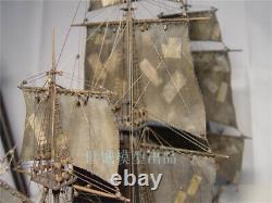 196 DIY Black Pearl Wooden Sailboat Model Deluxe Set Kit Wood Ship Boat Model