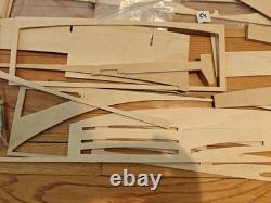 1974 Midwest Boothbay Lobster Boat R/C Balsa Model Boat Kit NOT COMPLETE
