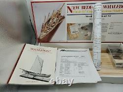 1988 Model Shipways 116 New Bedford Whaleboat Wooden Ship Model Kit No. 2033