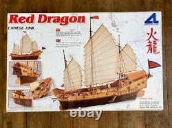 1998 160 scale Wood Model Ship Kit Red Dragon Chinese Junk by Artesiana Latina