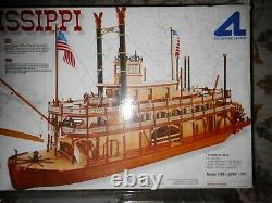 1998 KING OF THE MISSISSIPPI Artesania Latina 180 Wood Steamboat Model Boat Kit