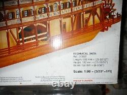 1998 KING OF THE MISSISSIPPI Artesania Latina 180 Wood Steamboat Model Boat Kit