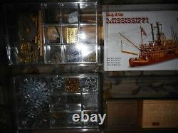 1998 KING OF THE MISSISSIPPI Artesania Latina 180 Wood Steamboat Model Boat Kit