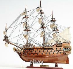 19 Small Spanish San Felipe SHIP MODEL Wood Replica Nautical Decor Collectible