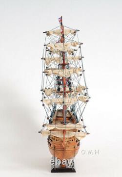 19 inch HMS VICTORY SHIP MODEL Wood Replica Nautical Decor Display Collectible