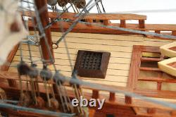 19 inch HMS VICTORY SHIP MODEL Wood Replica Nautical Decor Display Collectible