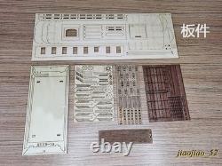 1/100 MISSISSIPPI 1870 Steam Paddle Wheeler Wooden Ship Model Kit, Length 540mm