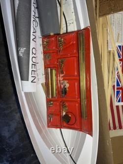 1/12 Scale NR 588 Billing Boats AFRICAN QUEEN Model Kit Vintage model READ DESCR