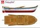 1/12 Turkish Rowboat Sandal Wooden Model Kit 15 Long Free Shipping