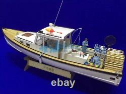 1/18 650mm (25.6) RC New Zealand Shrimp Boat Model Kit Wood & FRP Hull