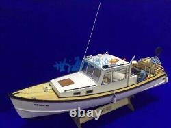 1/18 650mm (25.6) RC New Zealand Shrimp Boat Model Kit Wood & FRP Hull