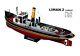 1/20 Bosphorus Tugboat Liman. 2 Wooden Model Kit 40 Long Rc Convertible
