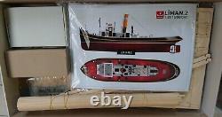 1/20 Bosphorus Tugboat Liman. 2 Wooden Model Kit 40 Long RC Convertible