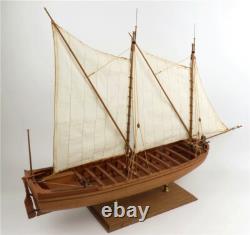 1/24 36ft -Pear version-Armed longboat with sail 590 mm wood model ship kit