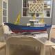 1/30 Trawler Wooden Boat Model Kit Diy Hand-assembled Frame Boat Assembly Toys