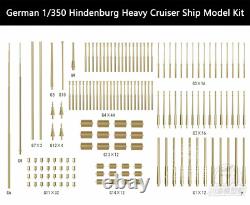 1/350 German Hindenburg Heavy Cruiser Ship Hull Model+Metal Super Detail-up Kit