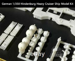 1/350 German Hindenburg Heavy Cruiser Ship Hull Model+Metal Super Detail-up Kit