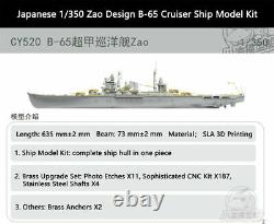 1/350 Japanese Zao B-65 Super Type-A Cruiser Model Kit withDetail-up Upgrade Kit