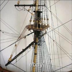 1/50 Royal Caroline Wooden Ship Model Kit French Sailing Boat DIY Ornament Gifts