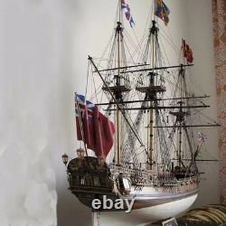 1/50 Royal Caroline Wooden Ship Model Kit French Sailing Boat DIY Ornament Gifts