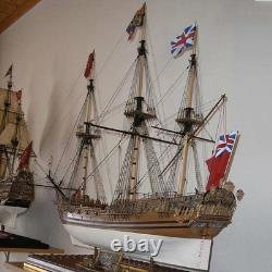1/50 Royal Caroline Wooden Ship Model Kit French Sailing Boat DIY Ornament Gifts