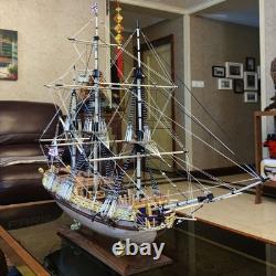 1/50 Royal Caroline Wooden Ship Model Kit French Sailing Boat DIY Ornament Gifts