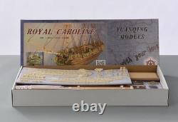 1/50 Royal Caroline Wooden Ship Model Kit French Sailing Boat DIY Ornament Gifts