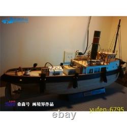 1/50 Scale SANSON Tugboat Wooden Tugboat Model Kit 24in Rc Boat DIY Toy Gifts