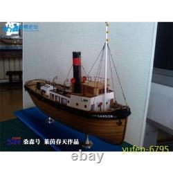 1/50 Scale SANSON Tugboat Wooden Tugboat Model Kit 24in Rc Boat DIY Toy Gifts
