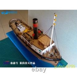 1/50 Scale SANSON Tugboat Wooden Tugboat Model Kit 24in Rc Boat DIY Toy Gifts