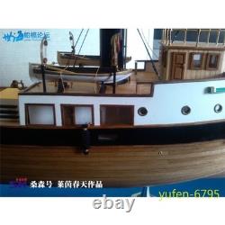 1/50 Scale SANSON Tugboat Wooden Tugboat Model Kit 24in Rc Boat DIY Toy Gifts