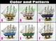 1/6/12/24/48pcs Wood Model 4length Sailing Boat Tall Ship Sailer Nautical Decor