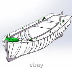 1/9 Scale RC Ships Remote Control Boat Wooden Structure RC Model Kit Ship Toy