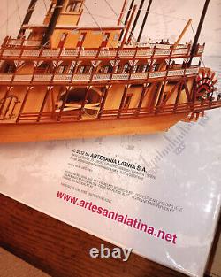 2012 Artesania Latina King of the Mississippi Scale 180 Model Boat Mint