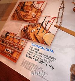 2012 Artesania Latina King of the Mississippi Scale 180 Model Boat Mint