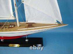 20-Inch RACING SAILBOAT MODEL Ranger Wood Sailing Yacht Boat Nautical Home Decor
